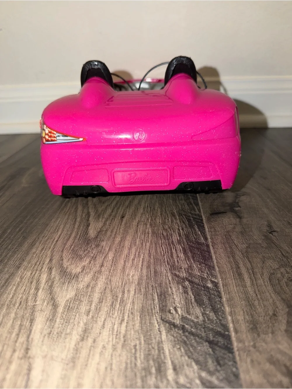 Barbie Glitter Pink Convertible Doll Car